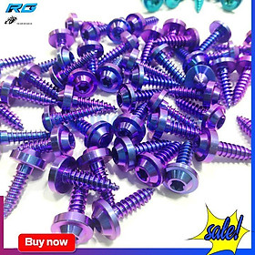 Ốc Gắn Dàn Áo 5Li-6Li Đặc Biệt Ốc Gr5 Titan Và Lục Bảo ( 1 Con)