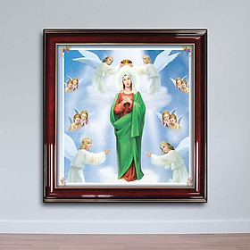 Tranh Canvas Không Viền Đức Mẹ Tranh Thiên Chúa Giáo W590