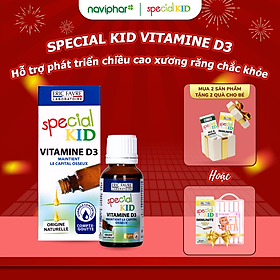 TPBVSK Special Kid Vitamine D3 - Xương răng chắc khỏe, cơ thể cứng cáp (20ml) [Siro – Nhập khẩu Pháp]