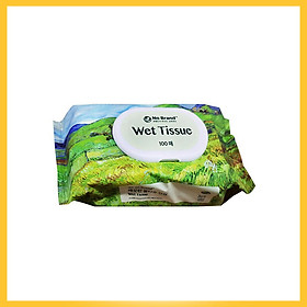 Khăn Ướt Có Nắp Nhựa 100 Miếng No Brand Tiện Dụng Dùng Vệ Sinh Cá Nhân