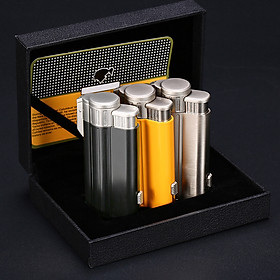 Mua Hộp quẹt Bật Lửa Khò 3 tia dùng gas cao cấp  lửa bền bỉ COB-54