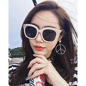 Kính mát nữ Mắt vuông bản dày chống nắng UV + Tặng phụ kiện Bao da cao cấp