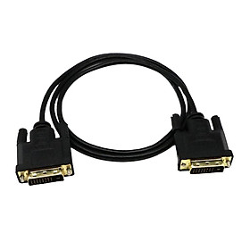 DVI-D 24+1 Dual Link Male to Male Digital Video Cable Gold Plated with Ferrite Core Support 2048 x 1536 for Gaming, DVD, Laptop, HDTV and Projector