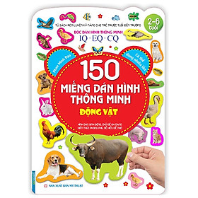 Bóc Dán Hình Thông Minh IQ-EQ-CQ - 150 Miếng Dán Hình Thông Minh - Động Vật _MT