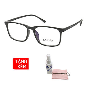Gọng kính, mắt kính chính hãng SARIFA LD2412 C1 - Tặng 1 khăn và nước lau
