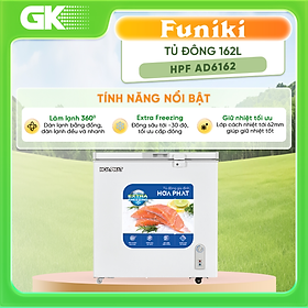 Mua Tủ đông Hòa Phát 162 Lít HPF AD6162 - Hàng chính hãng (Chỉ giao HCM)