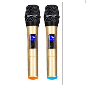 Mua Bộ 2  micro không dây UHF D22MV  ( Hàng nhập khẩu )