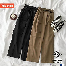Được Kiểm Hàng Trước Quần kaki túi hộp HÀNG SIÊU CẤP