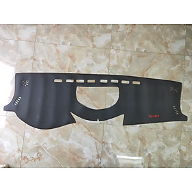 Thảm Taplo Xe Nissan Navara 2015-2020 loại da dày cao cấp 3 lớp chống trượt Da Carbon đen
