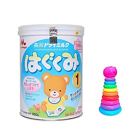 Sữa Morinaga Số 1 - Hagukumi (850g) - Tặng bộ xếp vòng mầm non