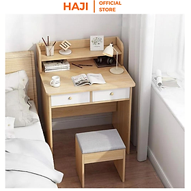 Mua Ghế đẩu đa năng HAJI  Ghế bàn trang điểm lót đệm êm ái khung gỗ chắc chắn màu sắc sang trọng kiểu dáng hiện đại A138