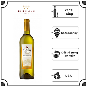 Rượu Vang Trắng USA Gallo Family Vineyards Varietal Chardonnay