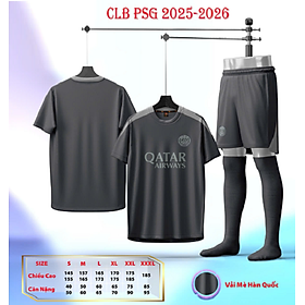 Bộ Quần Áo Bóng Đá Người Lớn - PSG ( Vải Mè )