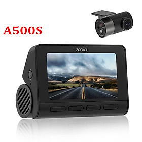 Mua Bộ Camera hành trình trước và sau ô tô Xiaomi 70mai - Bản Quốc Tế cao cấp A500S - Màn hình: LCD 2.0 inch - Ống kính 7 ly full glass + kính lọc hồng ngoại F1.8 góc rộng 140° - Hàng Nhập Khẩu