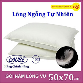 Mua Gối ngủ lông vũ tự nhiên cao cấp 50x70cm hiệu Laube