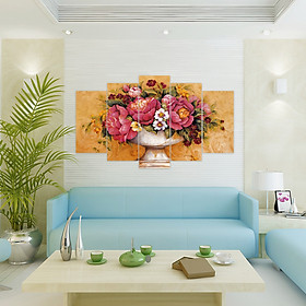 Bộ Tranh Treo Tường Hoa Mẫu Đơn