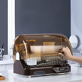 Máy Sấy Chén Bát Kiêm Hộp Đựng Bát Đũa Cất Gọn - Giao Màu Ngẫu Nhiên