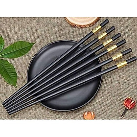 Mua BỘ 10 ĐÔI ĐŨA HỢP KIM MẠ VÀNG HÀN QUỐC CAO CẤP