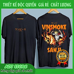 HOT Áo Phông One Piece Vinsmoke Sanji anime manga mẫu mới cực chât