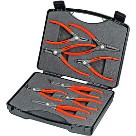 Bộ 8 kìm mở phe đầu thảng và cong 90° knipex 00 21 25 - hàng chính hãng 100% từ đức