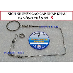 COMBO XÍCH (DÀY 0.8cm) CHỐNG XOẮN CAO CẤP NHẬP KHẨU VÀ VÒNG CHÂN CHO TẤT CẢ CÁC DÒNG VẸT