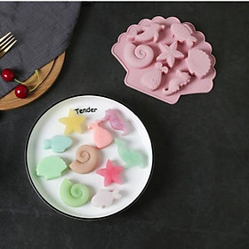 Mua Khuôn Silicon làm thạch rau câu  chocolate  làm bánh 7 Động Vật Biển