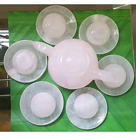 Mua bộ ấm trà đá thạch anh hồng