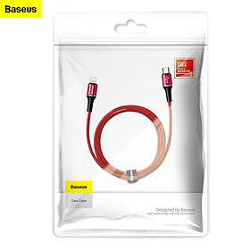 Mua Cáp sạc nhanh Type C to IP Baseus Halo Data PD Cable cho iPhone/iPad có đèn LED (18W Power Delivery Fast Charging)- Hàng nhập khẩu