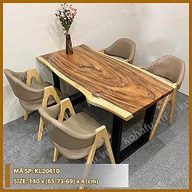 Mua Mặt bàn gỗ me tây nguyên tấm  uốn lượn tự nhiên