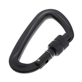 12KN/5KN Screw Lock Carabiner Durable Strong for Hiking Fishing Camping