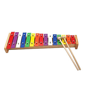 15 Tones Glockenspiel Xylophone Piano for Children Kids Music Toy Gift