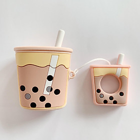 Bao Case Cho Airpods 1/ 2 Hình Ly Trà Sữa