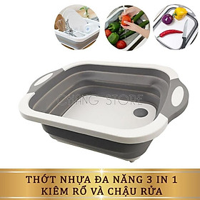 Mua Chậu Nhựa Kiêm Thớt Đa Năng 3 In 1 Kiêm Chậu Rửa  Rổ Đa Năng  Thớt Siêu Tiện Dụng Nhà Bếp
