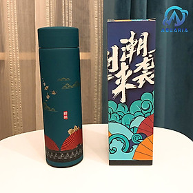 Mua Bình Giữ Nhiệt Bình Nước Họa Tiết Tranh Phong Cảnh Retro Phong Cách Nhật Bản