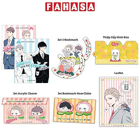 Sách - Bộ Manga - Sếp Mới Của Tôi Ngố Quá Đi Thôi - Tập 1 + Tập 2 (Bộ 2 Tập) - Tặng Kèm 2 Standee Bập Bênh + 1 Leaflet + 1 Set Acrylic Charm + 1 Set Bookmark Nam Châm + 1 Thiệp Gấp Hình Bùa