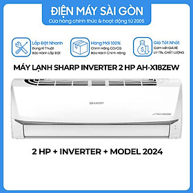 Máy lạnh Sharp Inverter 2 HP AH-X18ZEW - Hàng chính hãng