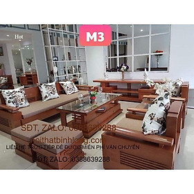 Mua Bàn ghế sofa phòng khách gỗ sồi Nga mã M3