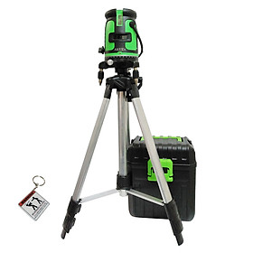 Mua Máy cân mực laser tia xanh siêu sáng + Tặng chân đế + Móc khóa kĩ thuật