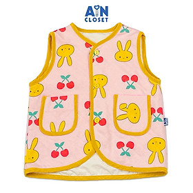 Áo Gile bé gái họa tiết Thỏ Vàng trần bông - AICDBGGFR5Y8 - AIN Closet