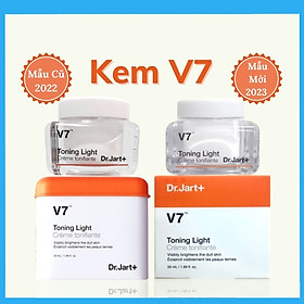 Kem Dưỡng Trắng, Tái Tạo Da, Hỗ Trợ Giảm Thâm Mụn, Nám Da Dr.Jart V7 Toning Light 50ml  phiên bản mới