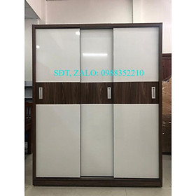 TỦ ÁO LÙA MDF PHỦ MELAMIN NGANG 1M60 CAO 2M SÂU 55