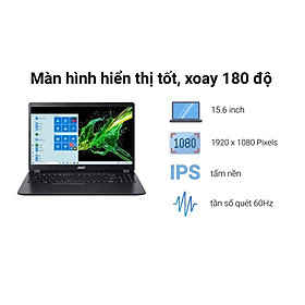 Hình ảnh Laptop Acer Aspire 3 A315-56-38B1 i3 1005G1/4GB/256GB/15.6"FHD/Win11 - Hàng Chính Hãng