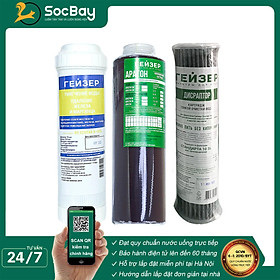 Mua Combo 3 lõi lọc nước 123 dùng cho máy Ecotar 4  Lõi Ecotar  Aragon  Discruptor  - Hàng Chính Hãng