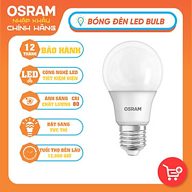 Bóng đèn LED OSRAM LED ECO BULB CLASSIC A E27 - Ánh sáng chất lượng, Tiết kiệm điện - Nhập Khẩu Chính Hãng