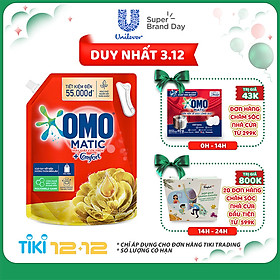 Túi Nước Giặt OMO Matic Comfort Hương Tinh dầu thơm 2.9kg
