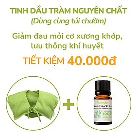Túi chườm nóng thảo dược giảm đau vai gáy dùng lò vi sóng - Hapaku