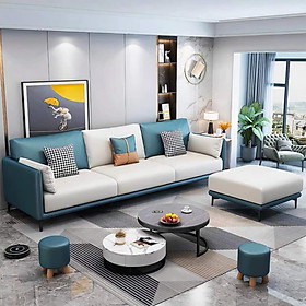 Sofa băng phòng khách bọc da giá rẻ BMSF38 Tundo Kích thước 2m x 8cm nhiều màu