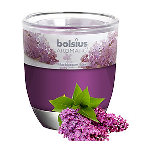 Mua Ly nến thơm tinh dầu Bolsius Lilac Blossom 105g QT024337- hoa tử đinh hương