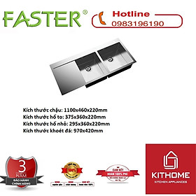 CHẬU RỬA BÁT FASTER FS 11046HL - HÀNG CHÍNH HÃNG