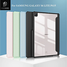 Bao da chống sốc cho samsung galaxy tab s6 lite 2022 p613/p619 có ngăn đựng bút chính hãng dux ducis toby - hàng chính hãng